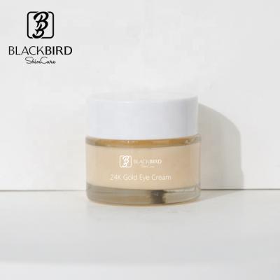 China 2020 Best Anti-wrinkle Anti-Puffiness Dark Circle 24K Gold Anti Aging Eye Cream for sale