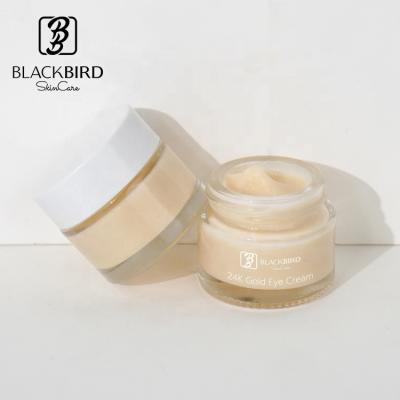 China Quality-assured Comfortable Anti-wrinkle Safety 24K Gold Eye Cream with Cucumber Extract for sale