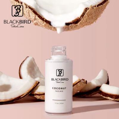 China Private Label Anti Aging Skin Care Coconut Face Milk Anti Aging Brightening Facial Serum For Glowing Face for sale