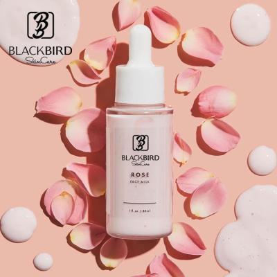 China 2021 new arrival anti aging Rose Extract Face Milk Serum face oil for anti wrinkle anti aging skin care for sale