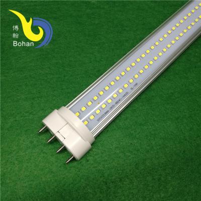 China Dark Connection 9W 14W 18W 4 Pin Pl Led Lamp 2G11 Led Tube Integrated Light For Office Lighting for sale