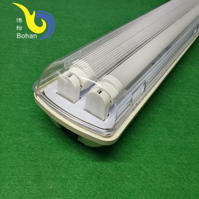 China Waterproof 2*9W 2*18W 2*22W IP65 LED Tube T8 Explosion Proof Fluorescent Lighting for sale