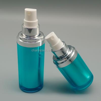 China 20/410 18/410 Refillable Plastic Silver Aluminum Cap With White Nozzle Mist Sprayer Pump Aluminum Fine Spray for sale