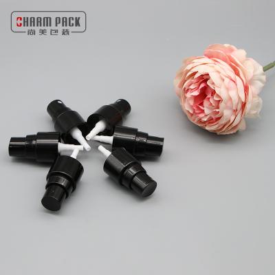 China Non Spill 20 / 410 Fine Spray PP Black Plastic Perfume Pump Anti - Drip Nasal Mist Pump for sale