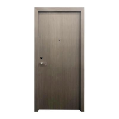 China Modern Modern 90min Fire Rated Fireproof HPL Laminated Flush Wooden Door for sale