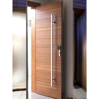 China Modern Soild Wooden Front Door Pivot Entry Door for sale