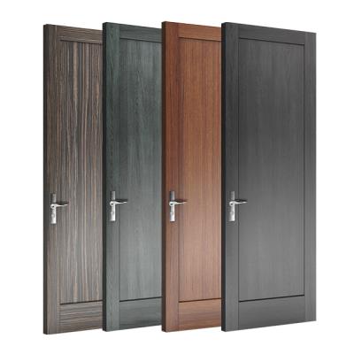 China Modern Interior Customized Solid Wood Core Door Modern Design Solid Wood Wooden Door For Hotel Or House Building Program for sale