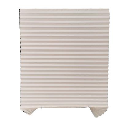 China Modern Easy Lift Pleated Blinds Pleated Blinds No Tools Original Light Filtering Pleated Fabric Shade for sale