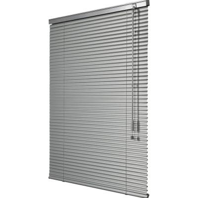 China Minimalist Customized 25mm Aluminum Slats Window Blinds No Drill System Blackout Venetian Blinds for sale