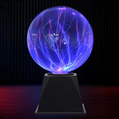 China Modern Planet Visual Cute Innovative Magic Projector Night Version Earth Cylinder Plasma Glass Ball for sale