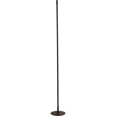 China Simplicity Indoor Led Floor Lamp 20W Round Base Black Aluminum Alloy Dimming Floor Lamp for sale