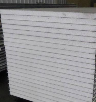 China 1150MM/950MM Thickness EL 50mm Steel Porcelain Color Metal 2 Polystyrene Sandwich Panel/Wooden Foam/EPS Fiber Insulated Wall/Roof Price for sale