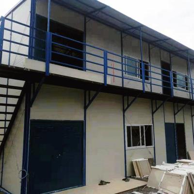 China Nepal 2 Floor 2bedroom 60m2 Light Steel Frame Modern Prefab House Prefab House for sale