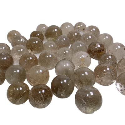 China Wholesale Natural Ball China Crystal Smokey Quartz Sphere Healing Crystal For Decoration for sale