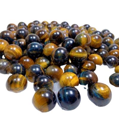 China High Quality Natural Healing Tiger Eye Blue Small Size Sphere Crystal Gemstone Ball For Healing Wholesale From China for sale