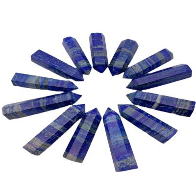 China Wholesale High Quality China Lazulite Tower Crystal Point Lapis Healing Crystal Stone For Decoration for sale