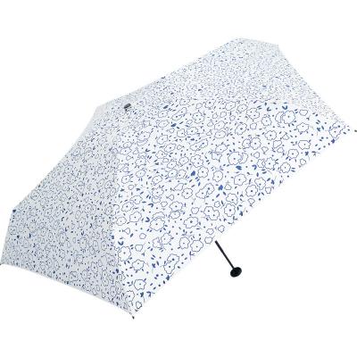 China CLASSIC Stain Ultra Light and Compact Glue Black Mini Sunshade Sunscreen and FIVE Times UV Resistant Umbrella for sale