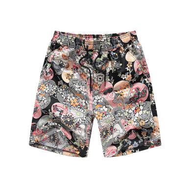 China Factory Supply Breathable Men's Printed Beach Shorts Swimwear Quick Dry Swim Trunks With Briefs for sale