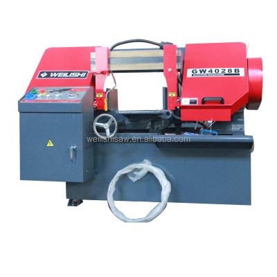 China WEILISHI metal .alloy metal .aluminum band saw machine GW4028B for sale