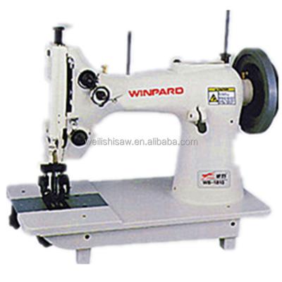 China Garment Shops Industrial Sewing Machine 10mm Max. Double Needle Mocca Sewing Thickness 50/49KG WINPARD for sale