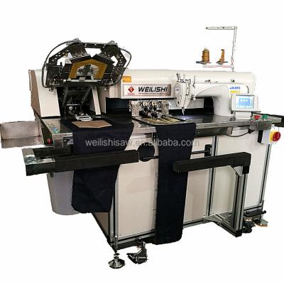 China Garment shops lattice patch pocket sewing machine WLS-189 automatic welting pocket setter for sale