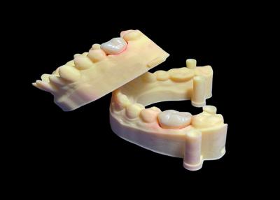 China Biocompatible Dental Zirconia Crown For Single / Multiple Teeth High Strength for sale