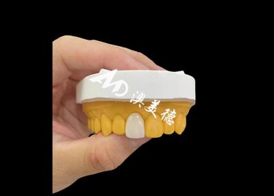 China Anterior incisor Zirconia Dental Crown Natural Looking High Strength Wear Resistance for sale