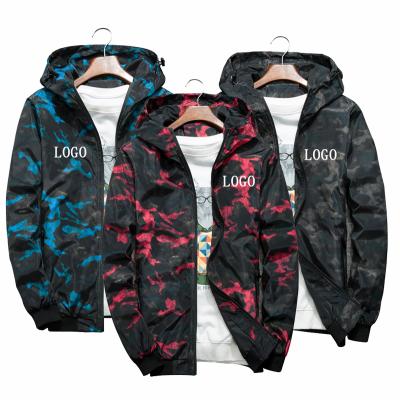 China Free sample plus size in plus size mens camouflage bomber jacket mens coat windproof jacket for men for sale