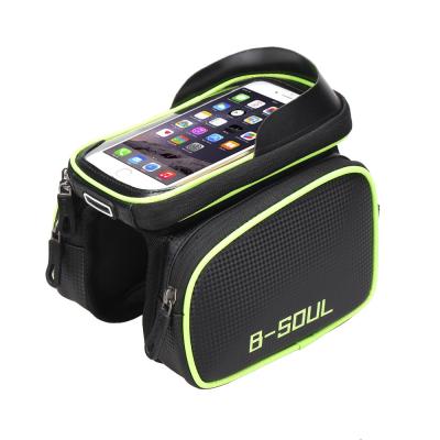 China Waterproof Polyester 1.5L Bicycle Phone Bag Bicycle Phone Mount With Filter Mount Waterproof Cover for sale