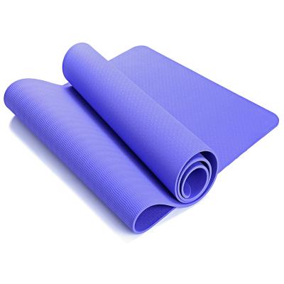 China Fashion Waterproof Top Selling Thermoplastic Elastic Yoga Mat With Position Lines for sale