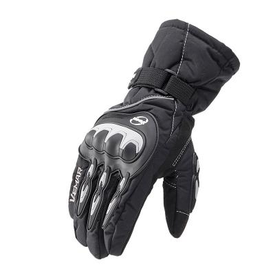 China Winter Warmest Waterproof Snow Gloves Non-slip Sports Full Finger Motorcycle Racing Gloves for sale