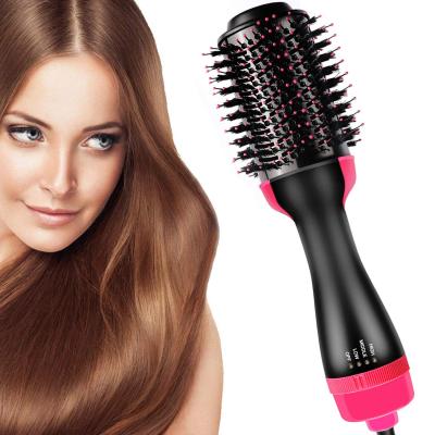 China Professional Powerful Private Label Salon Iron Blow Dryer Multifunctional Fast Shipping Flat Blowdryers Pick Hot Electric Comb Airbrush for sale