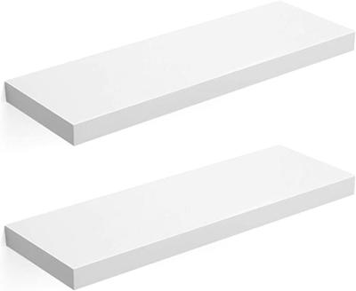 China Floating Rectangle Matte White, any other minimalist MDF shelf colors available for sale