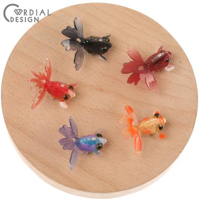 China DIY Jewelry Making Jewelry Accessories Cordial Design 20Pcs 25*28MM Jewelry Accessories DIY Charms Earrings Making Fish Form Hand Made Jewelry for sale