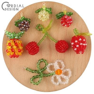 China DIY Jewelry Making Jewelry Accessories Cordial Design 40Pcs Crystal Beads Charms Jewelry Accessories Handcrafted DIY Decoration Jewelry Findings and for sale