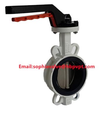 China DIN PN16 cast iron butterfly valve for sale