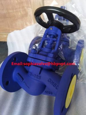 China DIN PN16 PN40 bellows globe valve for sale