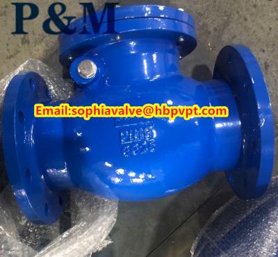 China BS5153 cast iron swing check valve for sale