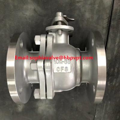 China BODY CF8 CF8M stainless steel ball valve for sale