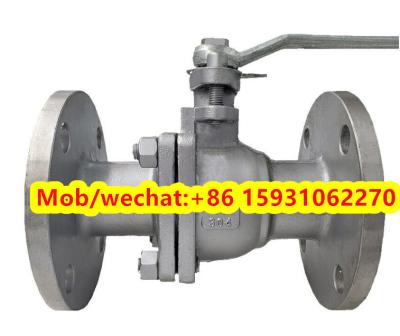 China ANSI/ASME B16.34 flange end SS ball valve for sale