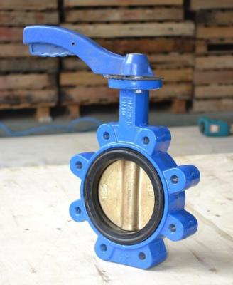 China GG25 DIN PN10 PN16 cast iron butterfly valve for sale