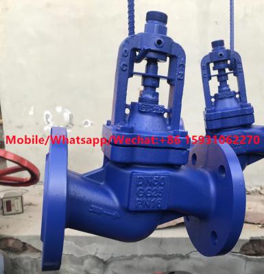 China DIN3356 GG25 PN16 cast iron globe valve for sale