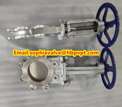 China JIS 10K cast steel knife gate valve factory from Xingtai for sale