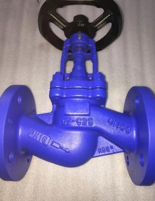 China PN16 DIN3356 bellows globe valve from PAWOFUOU valve for sale