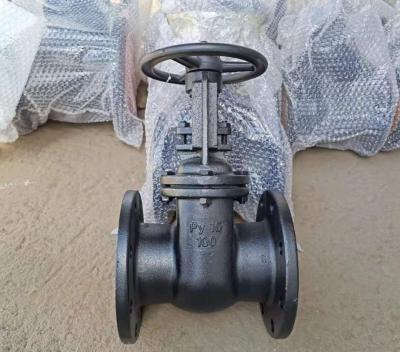 China GOST metal seal PN10 cast iron gate valve for sale