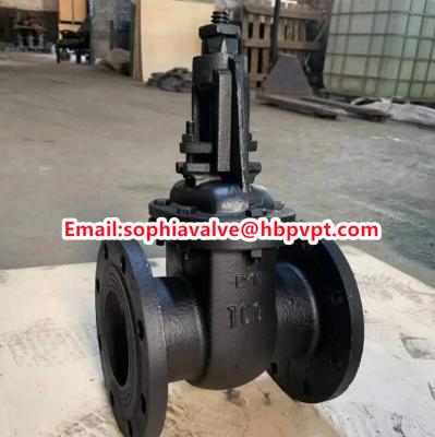 China Py 10 GOST rising stem cast iron gate valve for sale