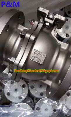 China 4'' 150# CF8M ANSI ball valve contact Sophia for sale