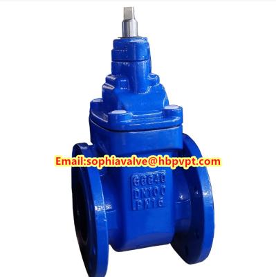 China GGG40 PN16 F4 metal seal gate valve for sale