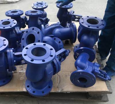 China DIN bellows flanged cast iron globe valve for sale