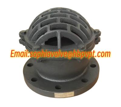 China cast iron BS4504 resilient seal foot valve for sale